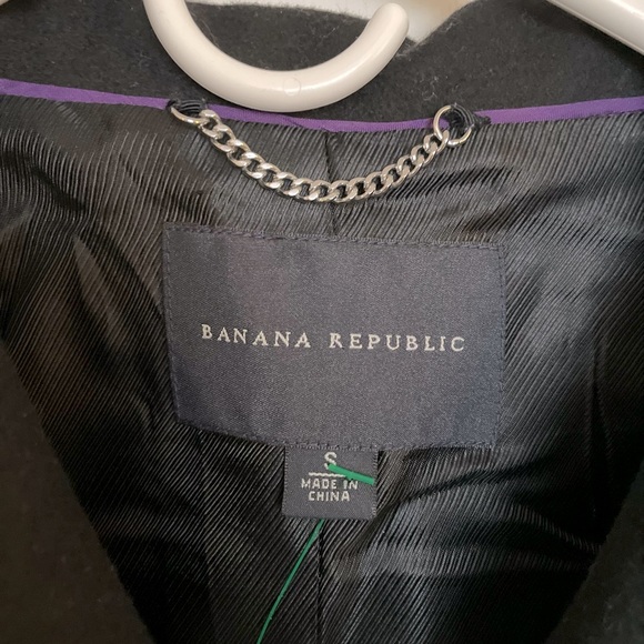 Banana Republic Wool Button-Up Peacoat - Size S - Picture 6 of 10